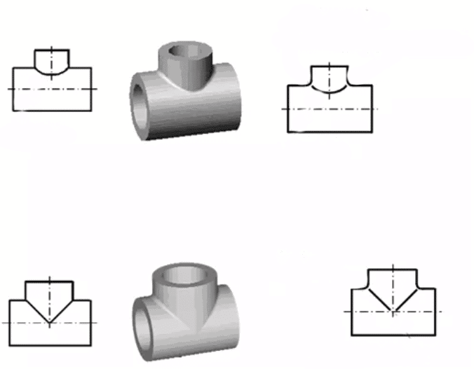 What is the optimal structure of mechanical part drawing 4