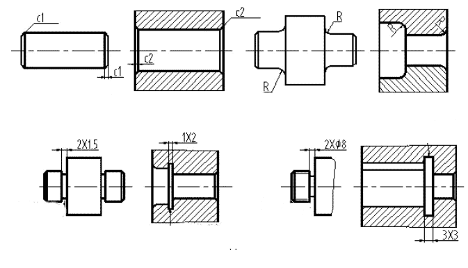 What is the optimal structure of mechanical part drawing 6