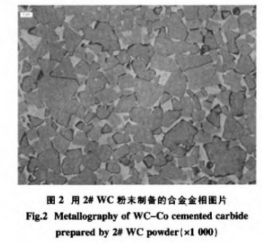 ?The 3 Impact of Coarse Tungsten Carbide Particle Size on WC-Co Alloy Grain Size 3